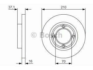 BOSCH 0 986 479 U96 stabdžių diskas 
 Dviratė transporto priemonės -> Stabdžių sistema -> Stabdžių diskai / priedai
4351287Z02000, 4351287Z02000