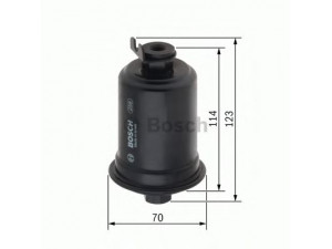 BOSCH 0 986 450 107 kuro filtras 
 Techninės priežiūros dalys -> Papildomas remontas
23300 87733 000, 23300-87733, 25313818