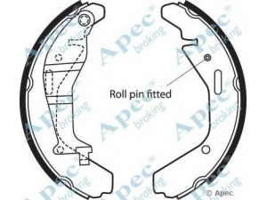 APEC braking SHU694 stabdžių trinkelė 
 Stabdžių sistema -> Būgninis stabdys -> Stabdžių įdėklas/ trinkelė
4706836, 5320084e00, 5320086g00