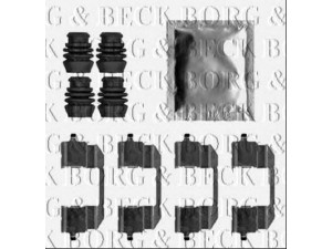 BORG & BECK BBK1524 priedų komplektas, diskinių stabdžių trinkelės 
 Stabdžių sistema -> Diskinis stabdys -> Stabdžių dalys/priedai