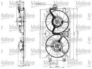 VALEO 698526 elektrovariklis, raditoriaus ventiliatorius 
 Aušinimo sistema -> Radiatoriaus ventiliatorius
6K0121191L, 6K0121191L
