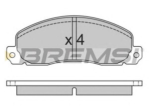 BREMSI BP2312 stabdžių trinkelių rinkinys, diskinis stabdys 
 Techninės priežiūros dalys -> Papildomas remontas
4403271, 4403272, 4403273, 9111271