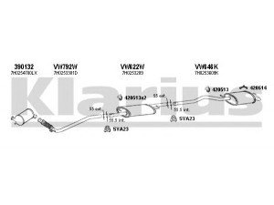 KLARIUS 931052U išmetimo sistema 
 Išmetimo sistema -> Išmetimo sistema, visa