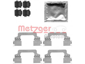 METZGER 109-1821 priedų komplektas, diskinių stabdžių trinkelės 
 Stabdžių sistema -> Diskinis stabdys -> Stabdžių dalys/priedai