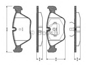 BOSCH 0 986 TB2 151 stabdžių trinkelių rinkinys, diskinis stabdys 
 Techninės priežiūros dalys -> Papildomas remontas
34 11 1 153 910, 34 11 1 157 039