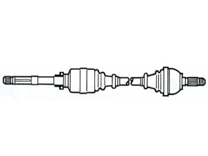 CEVAM 5587Z kardaninis velenas 
 Ratų pavara -> Kardaninis velenas