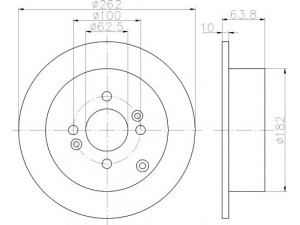 HELLA PAGID 8DD 355 114-011 stabdžių diskas 
 Stabdžių sistema -> Diskinis stabdys -> Stabdžių diskas
584111C800, 584111C800, 584111G300