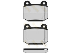 Brake ENGINEERING PA1588 stabdžių trinkelių rinkinys, diskinis stabdys 
 Techninės priežiūros dalys -> Papildomas remontas
4605A050, MR407391, 44060CD026