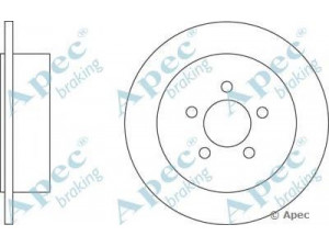 APEC braking DSK2641 stabdžių diskas 
 Dviratė transporto priemonės -> Stabdžių sistema -> Stabdžių diskai / priedai
152129250AA