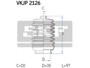 SKF VKJP 2126 gofruotoji membrana, vairavimas 
 Vairavimas -> Gofruotoji membrana/sandarinimai
4553587505