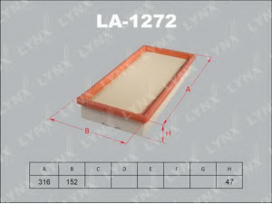 LYNXauto LA-1272 oro filtras 
 Techninės priežiūros dalys -> Techninės priežiūros intervalai
17700-02050, 17801-02040, 17801-02040-00