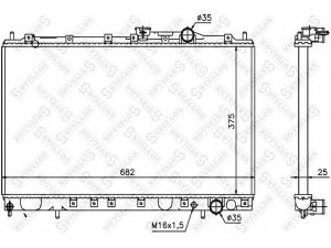 STELLOX 10-25952-SX radiatorius, variklio aušinimas 
 Aušinimo sistema -> Radiatorius/alyvos aušintuvas -> Radiatorius/dalys
MB660566, MB890505