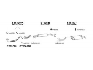 VENEPORTE 800454 išmetimo sistema 
 Išmetimo sistema -> Išmetimo sistema, visa