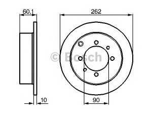 BOSCH 0 986 478 655 stabdžių diskas 
 Dviratė transporto priemonės -> Stabdžių sistema -> Stabdžių diskai / priedai
MB668083, MB699964, MB857978, 58411 M2050