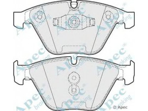 APEC braking PAD1635 stabdžių trinkelių rinkinys, diskinis stabdys 
 Techninės priežiūros dalys -> Papildomas remontas
34116780711, 34116794917