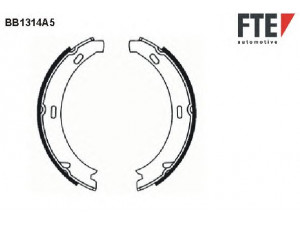 FTE BB1314A5 stabdžių trinkelių komplektas, stovėjimo stabdis 
 Stabdžių sistema -> Rankinis stabdys
210 420 03 20