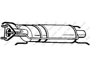 BOSAL 095-202 suodžių / kietųjų dalelių filtras, išmetimo sistema 
 Išmetimo sistema -> Suodžių/dalelių filtras
51767239, 51780158, 51786867, 51797130
