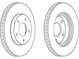 FERODO DDF1599-1 stabdžių diskas 
 Dviratė transporto priemonės -> Stabdžių sistema -> Stabdžių diskai / priedai
4615A115, MR510965, MR510966, MR510967