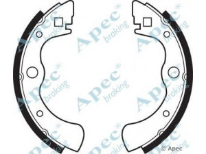 APEC braking SHU105 stabdžių trinkelė 
 Stabdžių sistema -> Būgninis stabdys -> Stabdžių įdėklas/ trinkelė
43153671631, 43516567000