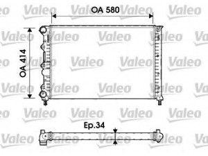 VALEO 732854 radiatorius, variklio aušinimas 
 Aušinimo sistema -> Radiatorius/alyvos aušintuvas -> Radiatorius/dalys
51702463