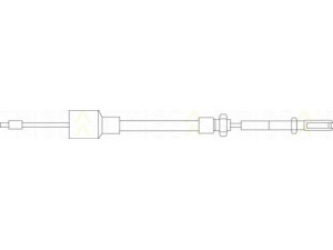 TRISCAN 8140 90116 trosas, darbinis stabdys
