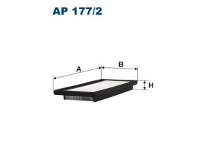 FILTRON AP177/2 oro filtras 
 Techninės priežiūros dalys -> Techninės priežiūros intervalai
28113-02510AT, 2811302510, PC1125