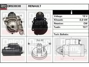 DELCO REMY DRS3838 starteris 
 Elektros įranga -> Starterio sistema -> Starteris
23300-00QAF, 23300-00QAV, 23300-00QOB