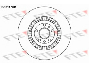 FTE BS7117HB stabdžių diskas 
 Dviratė transporto priemonės -> Stabdžių sistema -> Stabdžių diskai / priedai
3D0 615 301 F, 3D0 615 301 M, 4E0 615 301 A