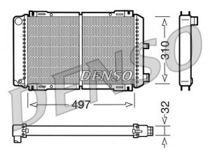 NPS DRM10031 radiatorius, variklio aušinimas 
 Aušinimo sistema -> Radiatorius/alyvos aušintuvas -> Radiatorius/dalys
84FB8005CA