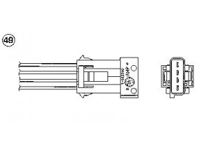 NGK 0445 lambda jutiklis 
 Variklis -> Variklio elektra
1628.6W, 96 229 941, 1628.6W, 96 229 941