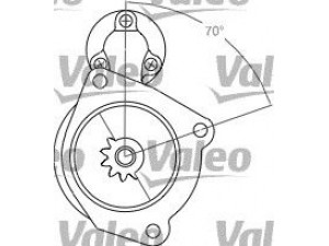 VALEO 458200 starteris 
 Elektros įranga -> Starterio sistema -> Starteris
1332903, 571462