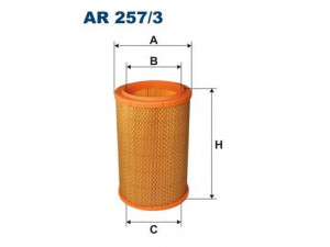 FILTRON AR257/3 oro filtras 
 Techninės priežiūros dalys -> Techninės priežiūros intervalai
7701044677, PC1095