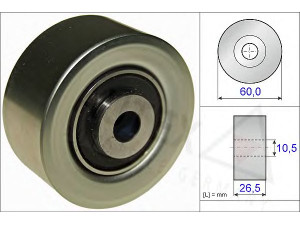 AUTEX 654828 kreipiantysis skriemulys, V formos rumbuotas diržas 
 Diržinė pavara -> V formos rumbuotas diržas/komplektas -> Laisvasis/kreipiamasis skriemulys
5751.E8, 5751.E8