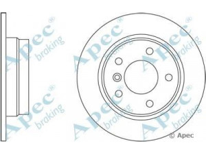 APEC braking DSK2477 stabdžių diskas 
 Dviratė transporto priemonės -> Stabdžių sistema -> Stabdžių diskai / priedai
34216752545, 34216766225