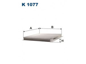 FILTRON K1077 filtras, salono oras 
 Techninės priežiūros dalys -> Techninės priežiūros intervalai
4072393