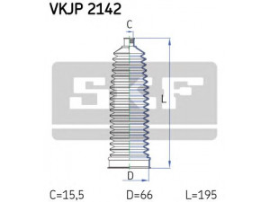 SKF VKJP 2142 gofruotoji membrana, vairavimas 
 Vairavimas -> Gofruotoji membrana/sandarinimai
32 10 6 765 782, 955 347 1 9110