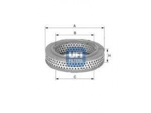 UFI 27.906.00 oro filtras 
 Filtrai -> Oro filtras
5006944, 5011878, 5013139, 9974619