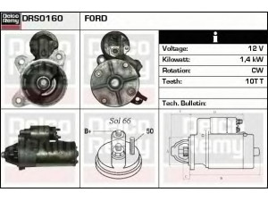 DELCO REMY DRS0160 starteris 
 Elektros įranga -> Starterio sistema -> Starteris
1477974, 2T1411000CB, 2T1411000CC