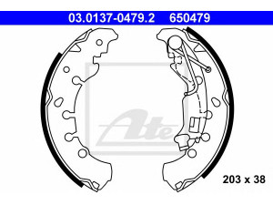 ATE 03.0137-0479.2 stabdžių trinkelių komplektas 
 Techninės priežiūros dalys -> Papildomas remontas
4241 P0, 4241 P3, 77362449, 77362929