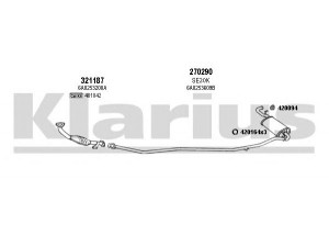 KLARIUS 790041E išmetimo sistema 
 Išmetimo sistema -> Išmetimo sistema, visa