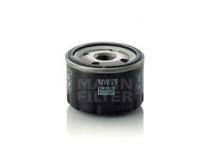 MANN-FILTER MW 75 alyvos filtras 
 Techninės priežiūros dalys -> Techninės priežiūros intervalai
11 41 7 673 541, 11 42 7 673 541