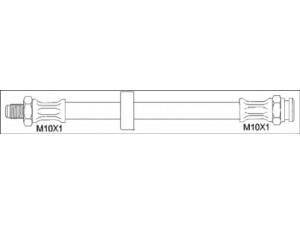 WOKING G1901.35 stabdžių žarnelė 
 Stabdžių sistema -> Stabdžių žarnelės
7567862, 480635, ZF07567862, 7567862