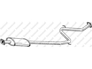 BOSAL 285-803 vidurinis duslintuvas 
 Išmetimo sistema -> Duslintuvas
17420-74160