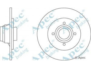 APEC braking DSK2813 stabdžių diskas 
 Dviratė transporto priemonės -> Stabdžių sistema -> Stabdžių diskai / priedai
7700780078, 7700829553, 7701204293
