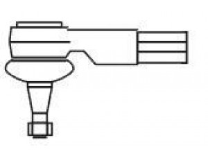 FRAP 3773 skersinės vairo trauklės galas 
 Vairavimas -> Vairo mechanizmo sujungimai
381773, 9403817738, 381773