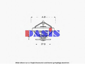 AKS DASIS 750919N termostatas, aušinimo skystis 
 Aušinimo sistema -> Termostatas/tarpiklis -> Thermostat
6172000315, 6172001115, A6172000315