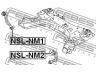 FEBEST NSL-NM1 šarnyro stabilizatorius 
 Ašies montavimas/vairavimo mechanizmas/ratai -> Stabilizatorius/fiksatoriai -> Pasukimo trauklė
54524-BC01A, 8200127321