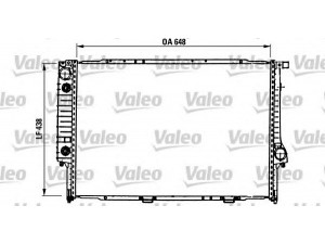 VALEO 819419 radiatorius, variklio aušinimas