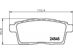 HELLA PAGID 8DB 355 013-261 stabdžių trinkelių rinkinys, diskinis stabdys 
 Techninės priežiūros dalys -> Papildomas remontas
7T412200AA, 7T4Z2200A, 7T4Z2V200AA