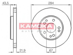 KAMOKA 103362 stabdžių diskas 
 Stabdžių sistema -> Diskinis stabdys -> Stabdžių diskas
124 421 16 12, 124 421 27 12, 1244211612